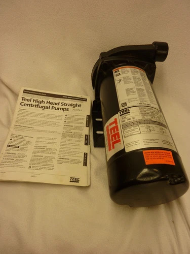 TEEL - 4RJ64 HIGH HEAD STRAIGHT CENTRIFUGAL PUMP 1 1/2 HP WIRED FOR 230 VOLTS