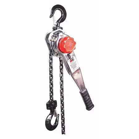 Dayton 29Xp41 Lever Chain Hoist,  3, 000 Lb Load Capacity,  5 Ft Hoist Lift,  1