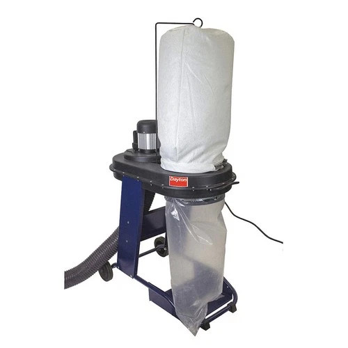 DAYTON 400H53 Dust Collector,4.5 Amps AC,61" H 400H53