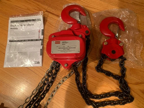 Dayton Hoist Chain 29XP35 -6,000Lbs-20ft Lift