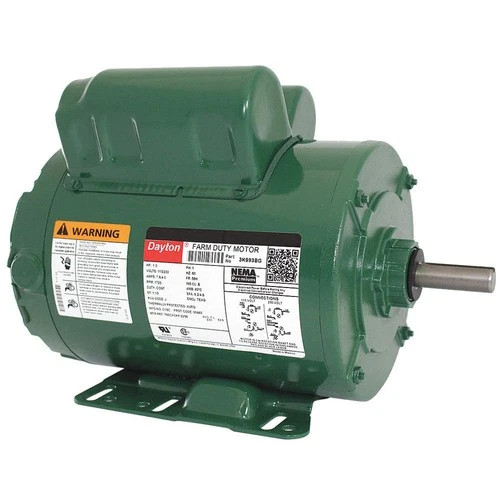 DAYTON 3K993 Farm Duty Mtr,CS-CR,TEAO,1HP,1725rpm 3K993