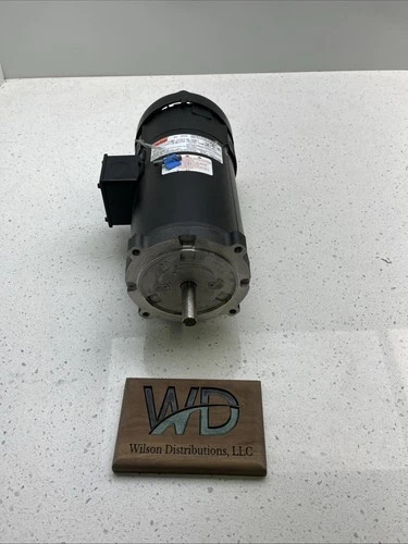 DAYTON 4Z378A DC Motor,1 HP,1750 rpm,180V DC,56C,TEFC Permanent Magnet Motor