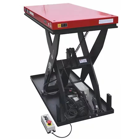 Dayton 60Nh55 Scissor Lift Table, 2000 Lb Load Capacity