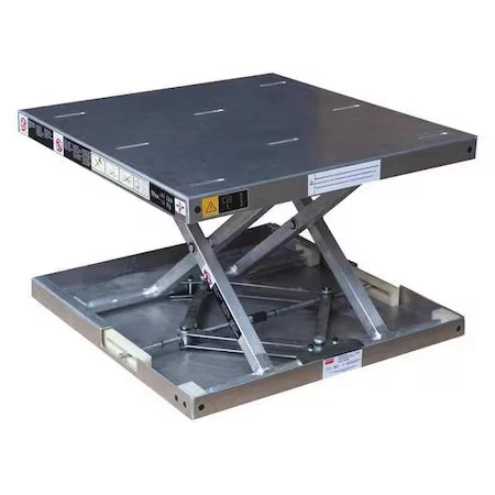 Dayton 35Kt63 Scissor Lift Table, 300 Lb. Cap, 22-3/16"W, 23-3/16"L