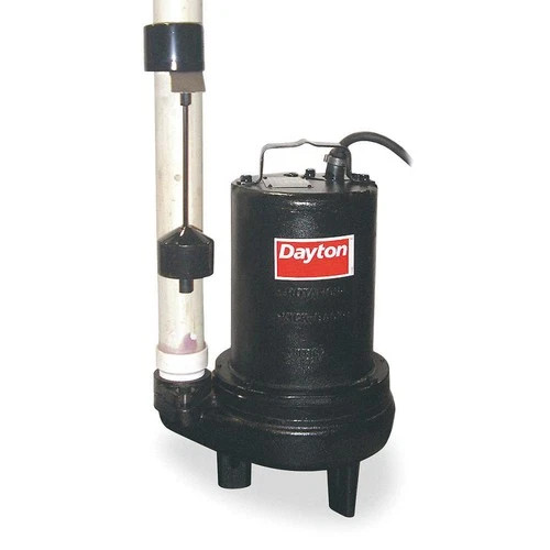 DAYTON 4LB99 1 HP,Sewage Ejector Pump,200 to 240VAC 4LB99