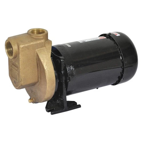 DAYTON 2ZXR1 Self Priming Pump,3/4 HP,Bronze 2ZXR1
