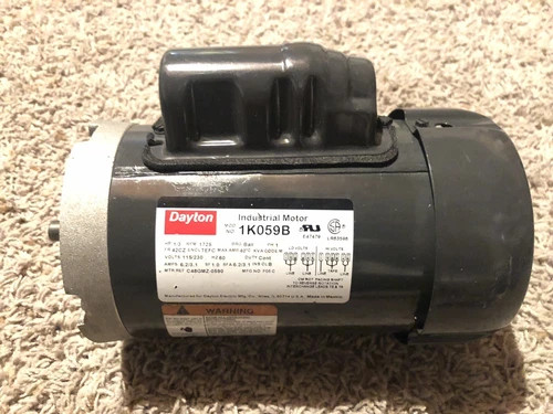Motor-DAYTON 1K059B Motor,1/3 HP,1,725 RPM,115/230V