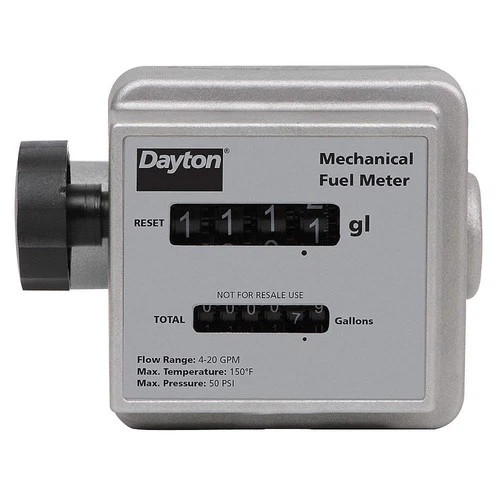 DAYTON 40M287 Flowmeter,Mechanical,1 In,4 to 20 gpm 40M287