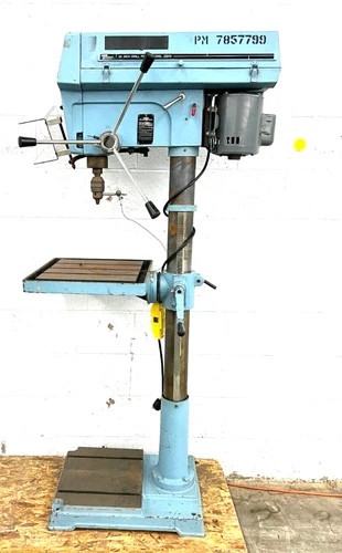 DAYTON 20 INCH DRILL PRESS 3Z919 9 SPEED 5/8" CHUCK MOTOR RPM 1725 VOLTS 115-230