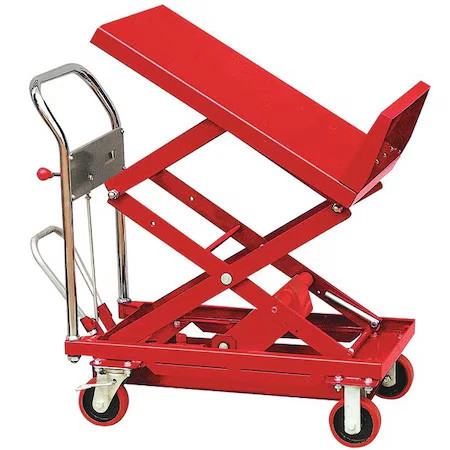 Dayton 33W290 Scissor Lift Table, 600 Lb. Cap, 24"W, 36"L