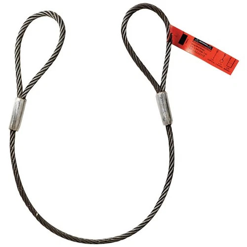DAYTON 1DNE5 Wire Rope Sling,12ft L,19600 lb Load Cap 1DNE5