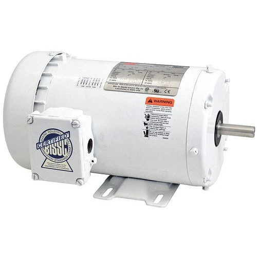 DAYTON 48ZJ91 Washdown Motor,1 HP,1750,56,230/460V 48ZJ91