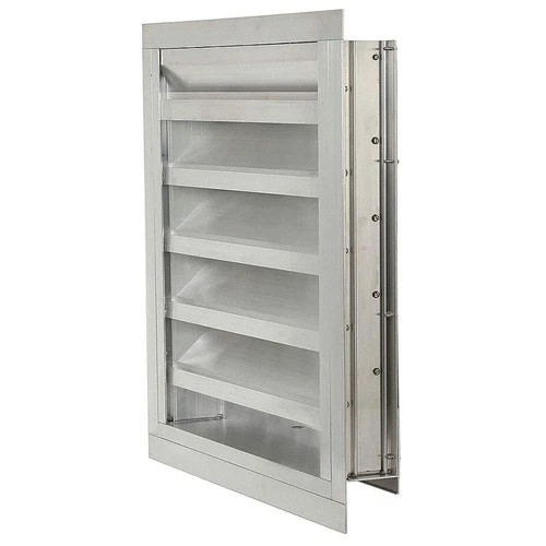 DAYTON 20UA13 Intake Louver,Fixed, Drainable,36H x 36W 20UA13