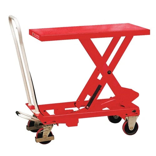 DAYTON 33W286 Scissor Lift Cart,1100 lb.,Steel,Fixed 33W286