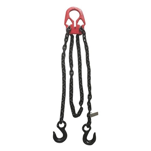 DAYTON 4PGW5 Chain Sling,3/8 in Size,G80,10 ft L,DOS 4PGW5