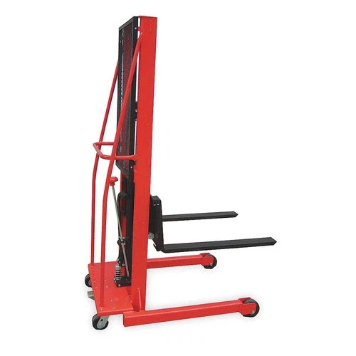 DAYTON 2MPT8 Fixed Bse Hyd Stacker,1000 lb,56 In Lift 2MPT8