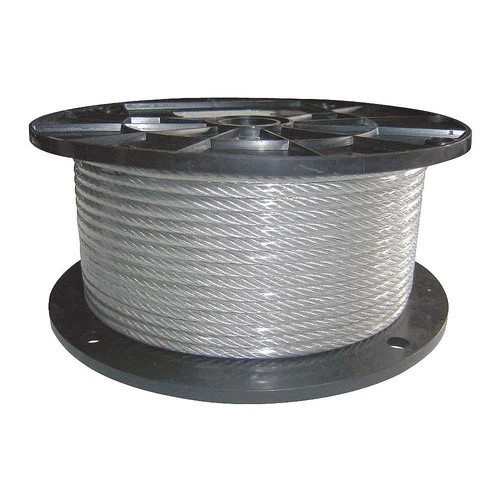 DAYTON 33RF66 Wire Rope,250 ft L,3/16 in dia.,740 lb 33RF66