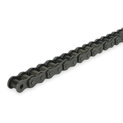 DAYTON 2YDX3 Roller Chain,10ft,Riveted Pin,Steel 2YDX3