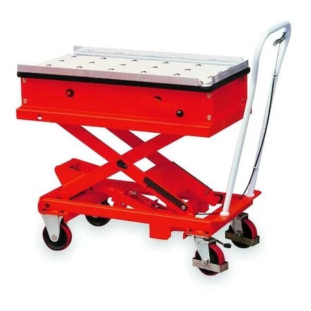 Dayton 2Mpp6 Scissor Lift Table, 990 Lb. Cap, 20"W, 40"L