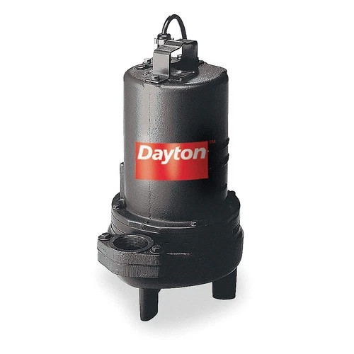DAYTON 3BB93 1 HP,Sewage Ejector Pump,240VAC 3BB93