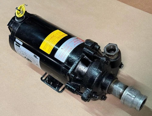 DAYTON MODEL LTAC23SC 0.75HP 3PH MOTOR W/ PUMP, FROM HYUNDAI HIT-15S LATHE