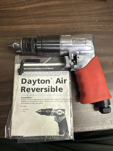 Dayton 1/2" Air Drill Model 4BY881Se abre en una ventana nueva