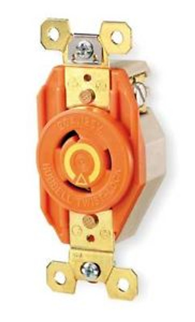 HUBBELL WIRING DEVICE-KELLEMS IG2320 Receptacle, Twist Lock, L6-20R