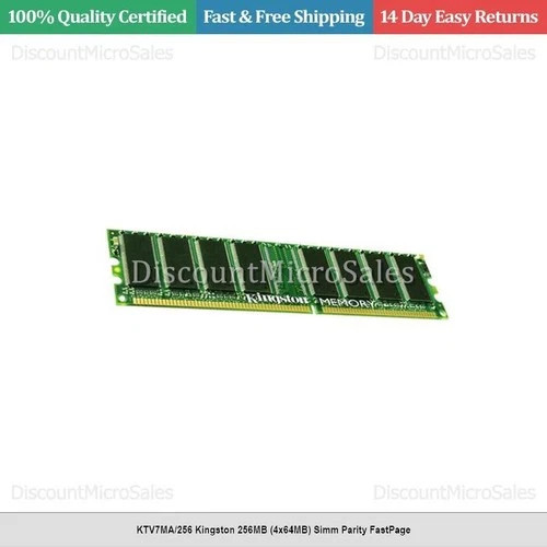 KTV7MA/256 Kingston 256MB (4x64MB) Simm Parity FastPage
