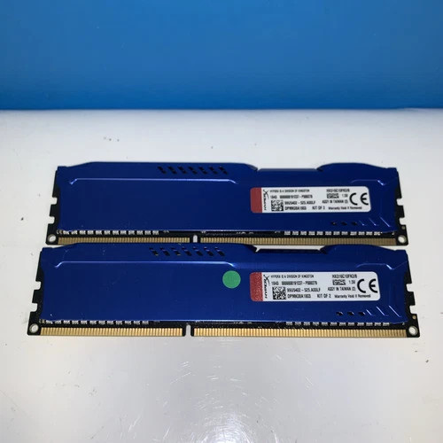 8GB (2x4GB) Kingston HyperX Fury HX316C10FK2/8 DDR3 LP 1600MHz Desktop Ram kit