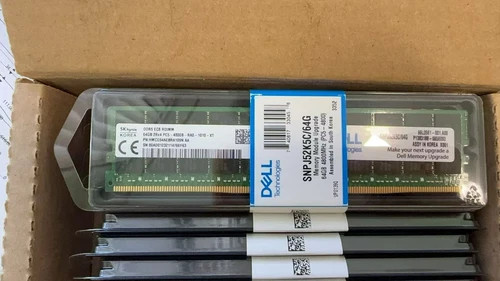 SNPJ52K5C/64G DELL  64G (1X64GB) 2RX4 PC5-4800B RDIMM MEMORY