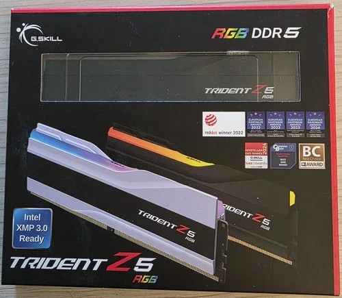 New ListingG.SKILL Z5 RGB 64GB (2x32GB) DDR5-6800 RAM, F5-6800J3445G32GX2-TZ5RK
