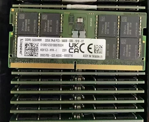 Kingston 32GB DDR5 5600 PC5-5600B 262pin for DELL HP Lenovo Laptop SO-DIMM RAM