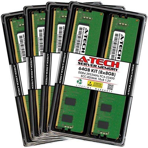 64GB 8x 8GB PC4-2933 RDIMM Supermicro B11SPE-CPU-TF H12SSW-NTR Memory RAM