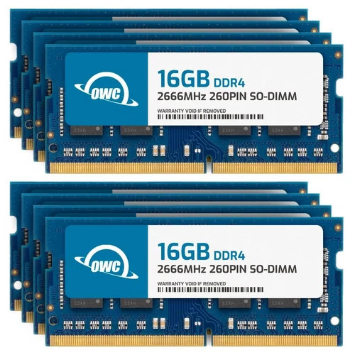 OWC 128GB (8x16GB) DDR4 2666MHz 2Rx8 Non-ECC SODIMM 260pin Memory RAM