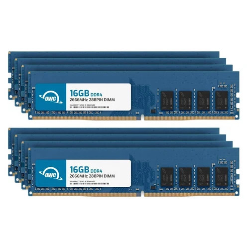 OWC 128GB (8X16GB) DDR4 2666MHz 2Rx8 Non-ECC UDIMM 288pin Memory RAM