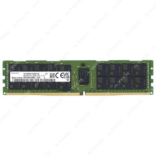 Samsung 64GB DDR4-3200 PC4-25600 2Rx4 RDIMM Server Memory RAM (M393A8G40BB4-CWE)