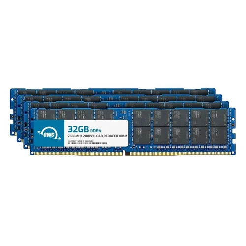 OWC 128GB (4x32GB) DDR4 2666MHz 4Rx4 ECC Load Reduced LRDIMM 288pin Memory RAM