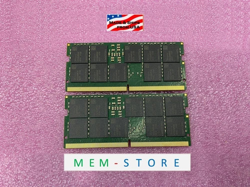 64GB 2x 32GB DDR5 ECC SODIMM 4800 RAM Compatible for Dell Precision 3280/3280 XE