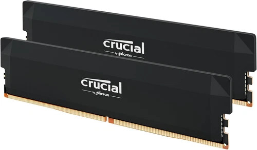 Crucial Pro 32GB DDR5 RAM Kit (2X16Gb),Cl36 6000Mhz, Overclocking Desktop Gaming
