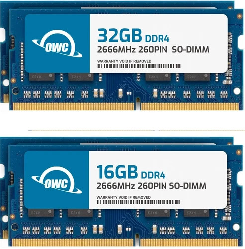 OWC 96GB (2x16GB+2x32GB) DDR4 2666MHz Memory RAM Upgrade for Early 2019 iMac 5K