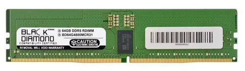 Server Only 64GB Memory Supermicro OEM,MEM-DR564L-CL01-ER48-BD