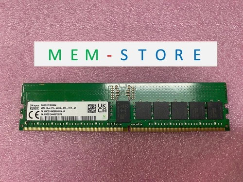 48GB ECC RDIMM DDR5 5600MHz Memory RAM Compatible w/ Supermicro SSG-521E-E1CR24L
