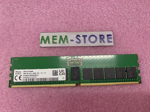 SK Hynix HMCGY4MHBRB489N 48GB DDR5-6400MHz PC5-51200 RDIMM 1RX4 RAM Memory