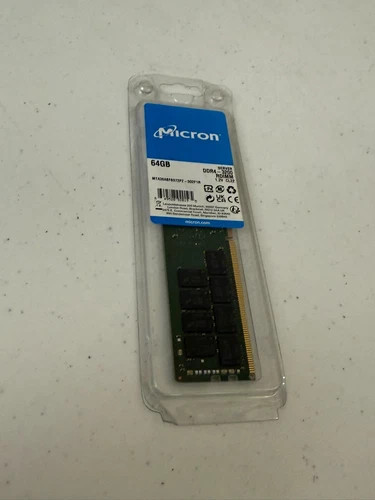NEW *Micron* 64gb DDR4-3200 RDIMM MTA36ASF8G72PZ-3G2FIR Sever RAM Memory