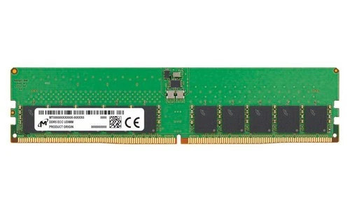 Micron 32GB (1x32GB) DDR5 ECC UDIMM 5600MHz CL46 2Rx8 Server Data Center Memory