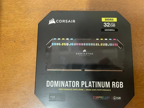 Corsair DOMINATOR® PLATINUM RGB 32GB 2x16GB DDR5 DRAM 4800 MHz C40 FREE SHIPPING