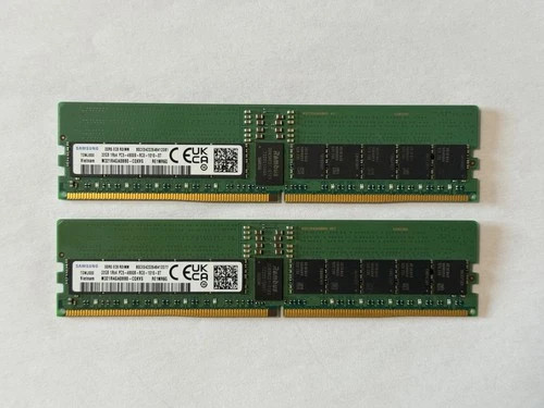 64GB Samsung (2x32GB) DDR5-4800 1Rx4 EC8 RDIMM 38400 Server Memory M321R4GA0BB0