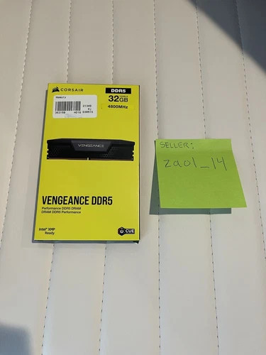 ?? DDR5 ?? 32GB (16GB x 2) DRAM 4800MHz C40 Corsair VENGEANCE Memory Kit  Black