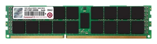 Transcend 32GB Apple RAM PC3-12800 1600MHz DDR3 ECC Registered CL11 TS32GJMA334P