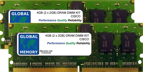 4GB 2x2GB DRAM KIT CISCO ASR 1000 ROUTERS RP1 (M-ASR1K-RP1-4GB,M-ASR1K-1001-4GB)